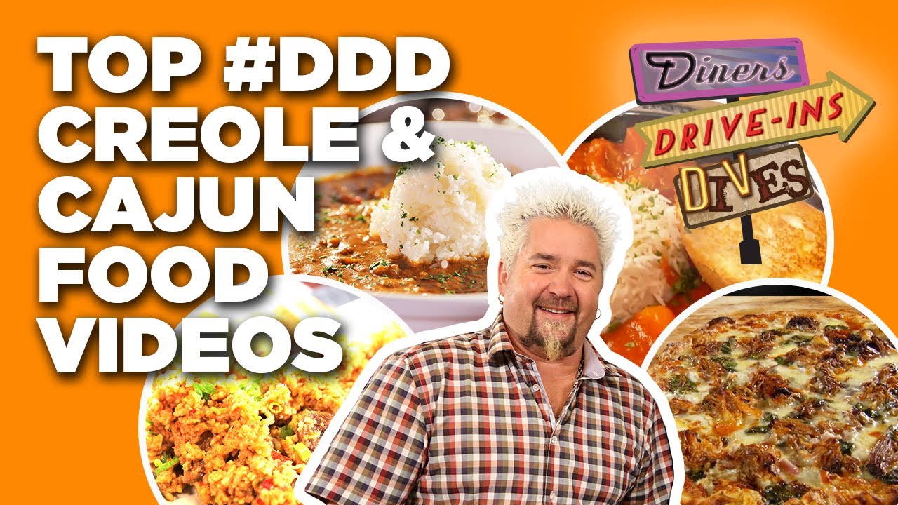 Top #DDD Creole & Cajun Food Videos with Guy Fieri | Diners, Drive-Ins and Dives | Food Network