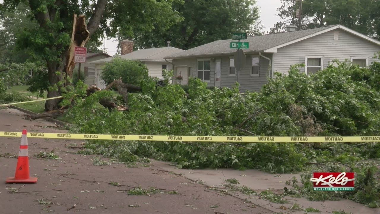 Derecho damage widespread in Sioux Falls