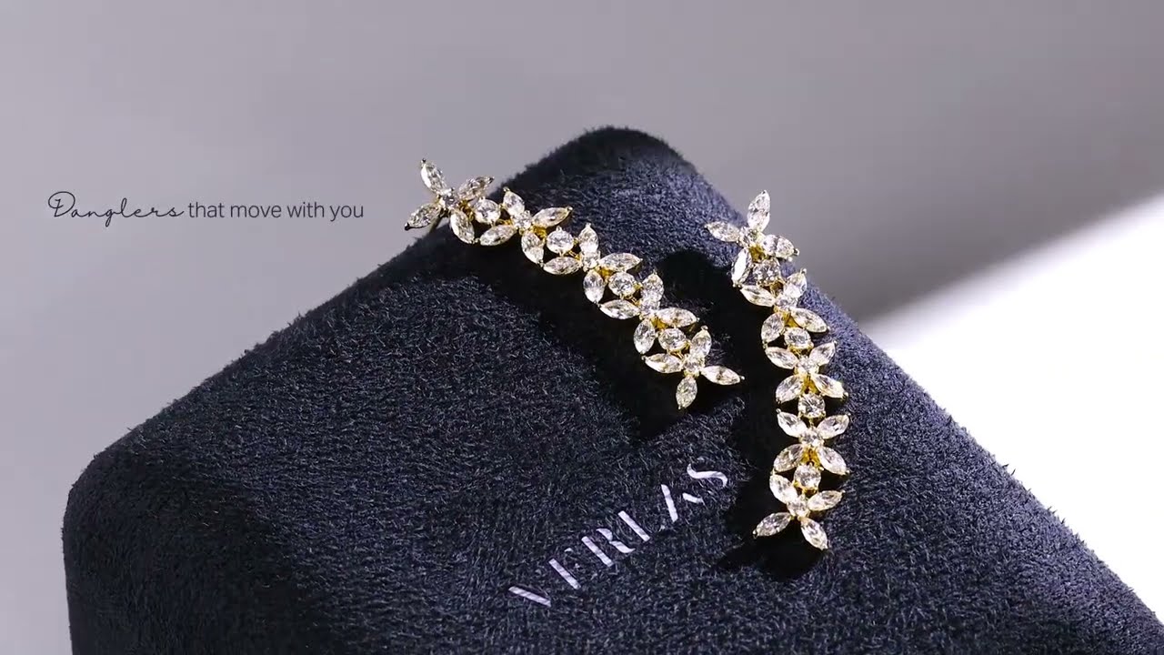 Shop Fall Diamond Earrings Edit at Verlas.com | Verlas Diamond Hoops, Studs, Danglers & More