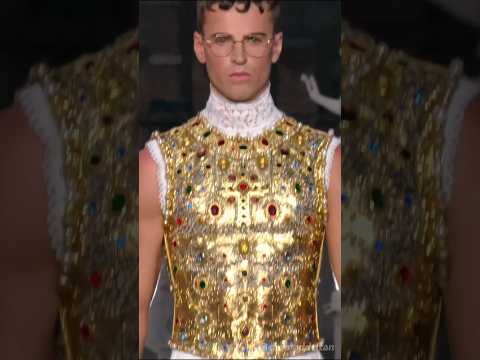 Dolce & Gabbana Alta Moda Men 2025 #shorts #fashion #runway #catwalk #dolcegabbana #italy