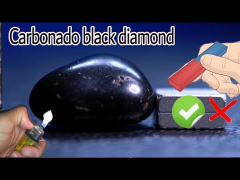 how to test black diamonds at home carbonado meteorite