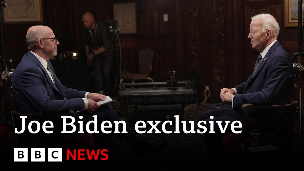 Joe Biden: Former US president gives first interview since leaving the White House | BBC News