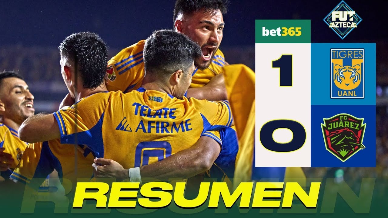 Resumen del partido: Tigres 1-0 Juárez | Jornada 2 | Apertura 2025 | Presentado por Bet365