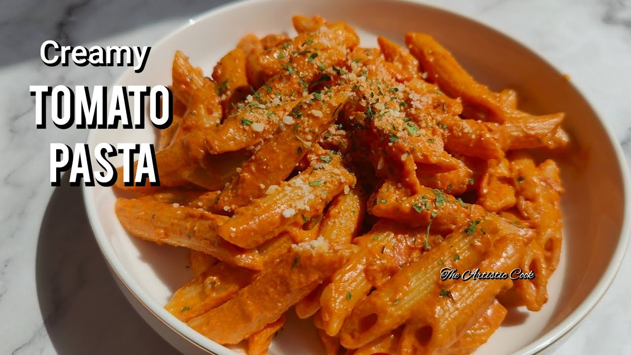 Creamy Tomato Pasta | Easy Pasta Recipe | Red Sauce Pasta | Penne Pasta Recipe