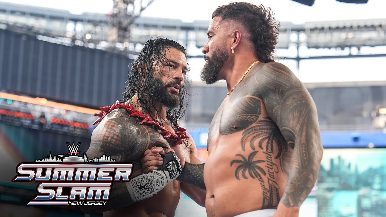 Roman Reigns & Jey Uso vs. Bron Breakker & Bronson Reed: SummerSlam 2025 highlights