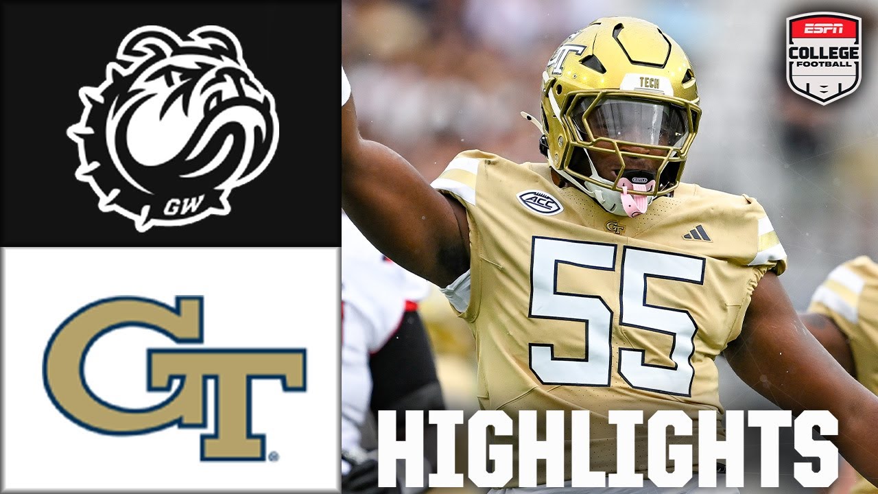Gardner-Webb Runnin' Bulldogs vs. Georgia Tech Yellow Jackets | Full Game Highlights | ESPN CFB