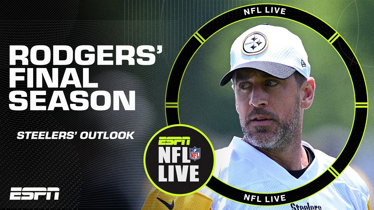 What Aaron Rodgers' FINAL NFL SEASON will be like quarterbacking the Steelers 🏈 | NFL Live