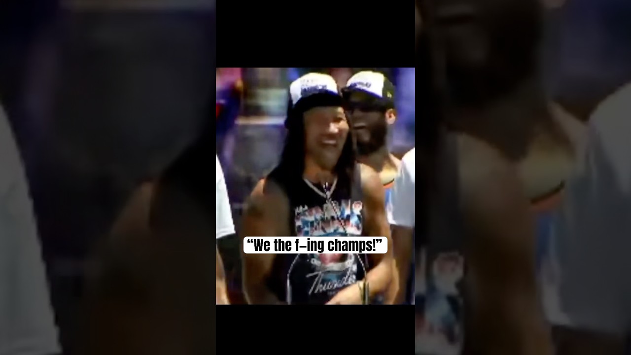 Jaylin Williams' epic parade speech 🗣️