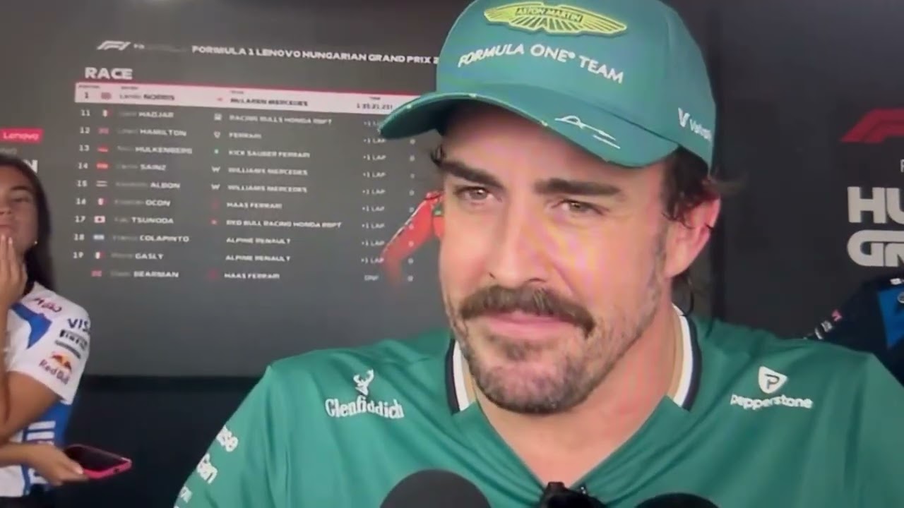 Fernando ALONSO entrevista completa / Terminó 5to en el #hungariangp 