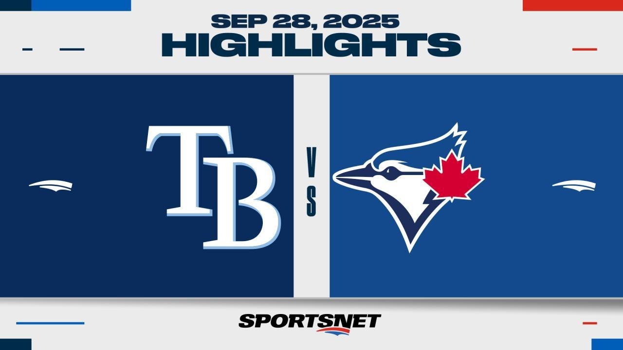 MLB Highlights | Rays vs. Blue Jays - September 28, 2025