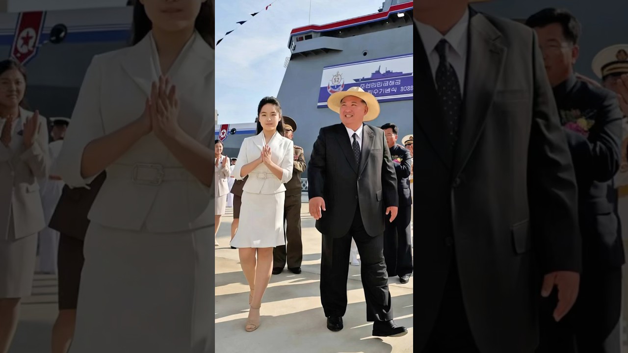 Kim Jong Un presents flags to commanding officers of the KPA Navy's East Sea Fleet #kimjongun #navy