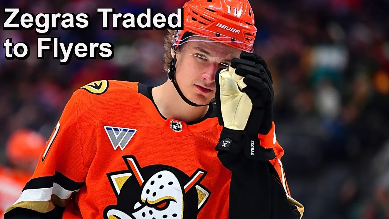 Ducks Trade Zegras to Flyers for Poehling and Draft Picks