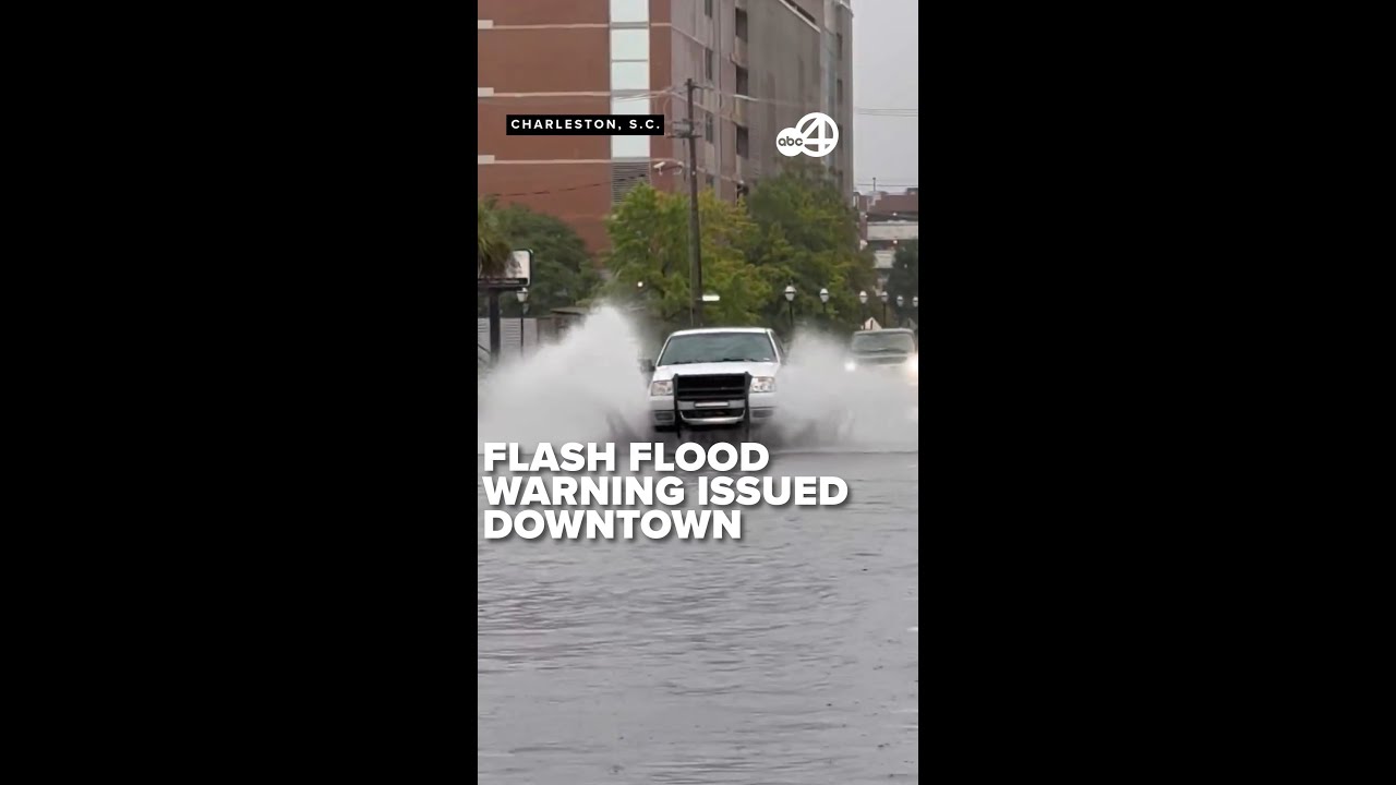 Flash FLOOD warning issued for Charleston, South Carolina