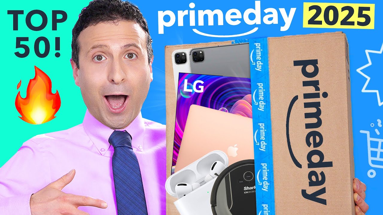 Top 50 Amazon Prime Day 2025 Deals 🤑 (Updated Hourly!!)