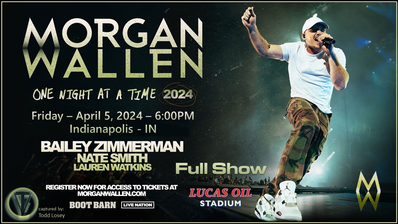 Morgan Wallen - (Full Show) - Indianapolis, IN - Lucas Oil Stadium
