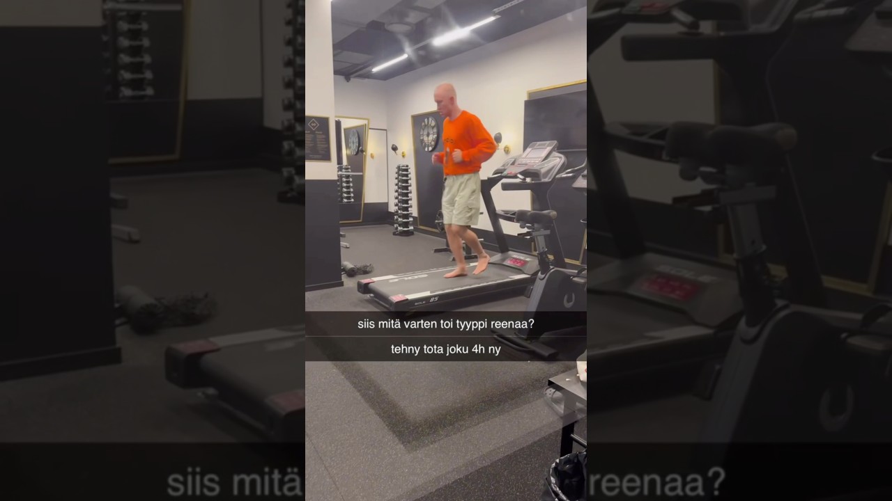 mitä varten toi tyyppi reenaa??! 🤯