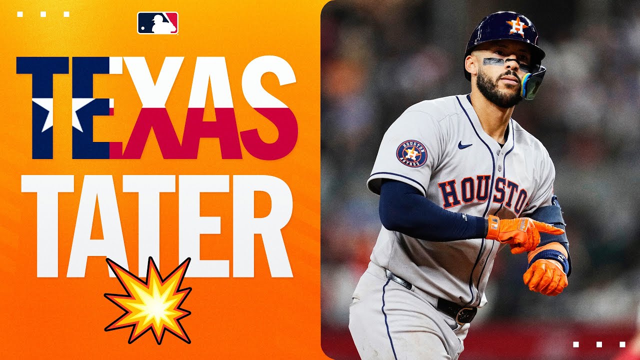 OFF THE POLE! Carlos Correa's CLUTCH two-run home run ties the game in the 8th! 🤠