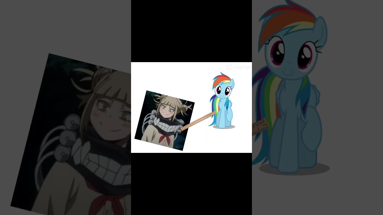 You KNOW Toga was an MLP kid || #capcuttemplate #template #mha #mhacommunity #himiko #toga #tsuyu