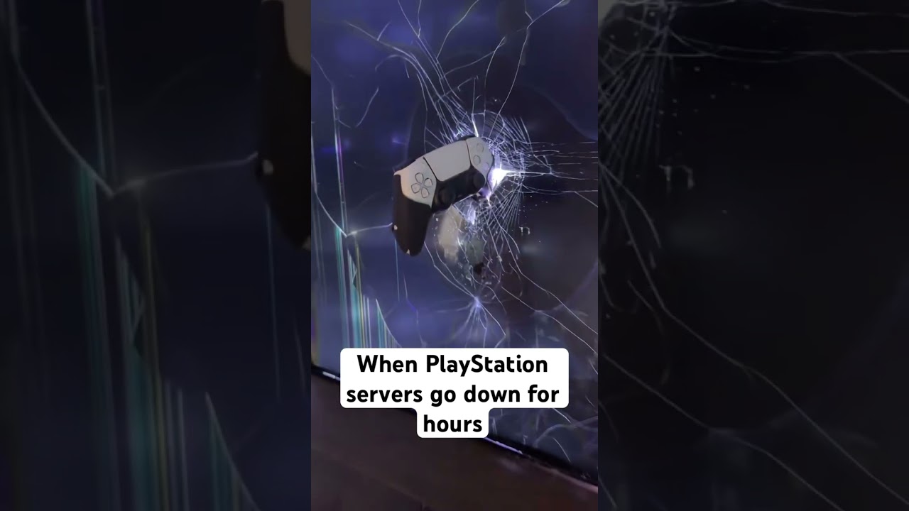 WHEN PLAYSTATION NETWORK SERVERS ARE DOWN.. #gaming #funny #playstation