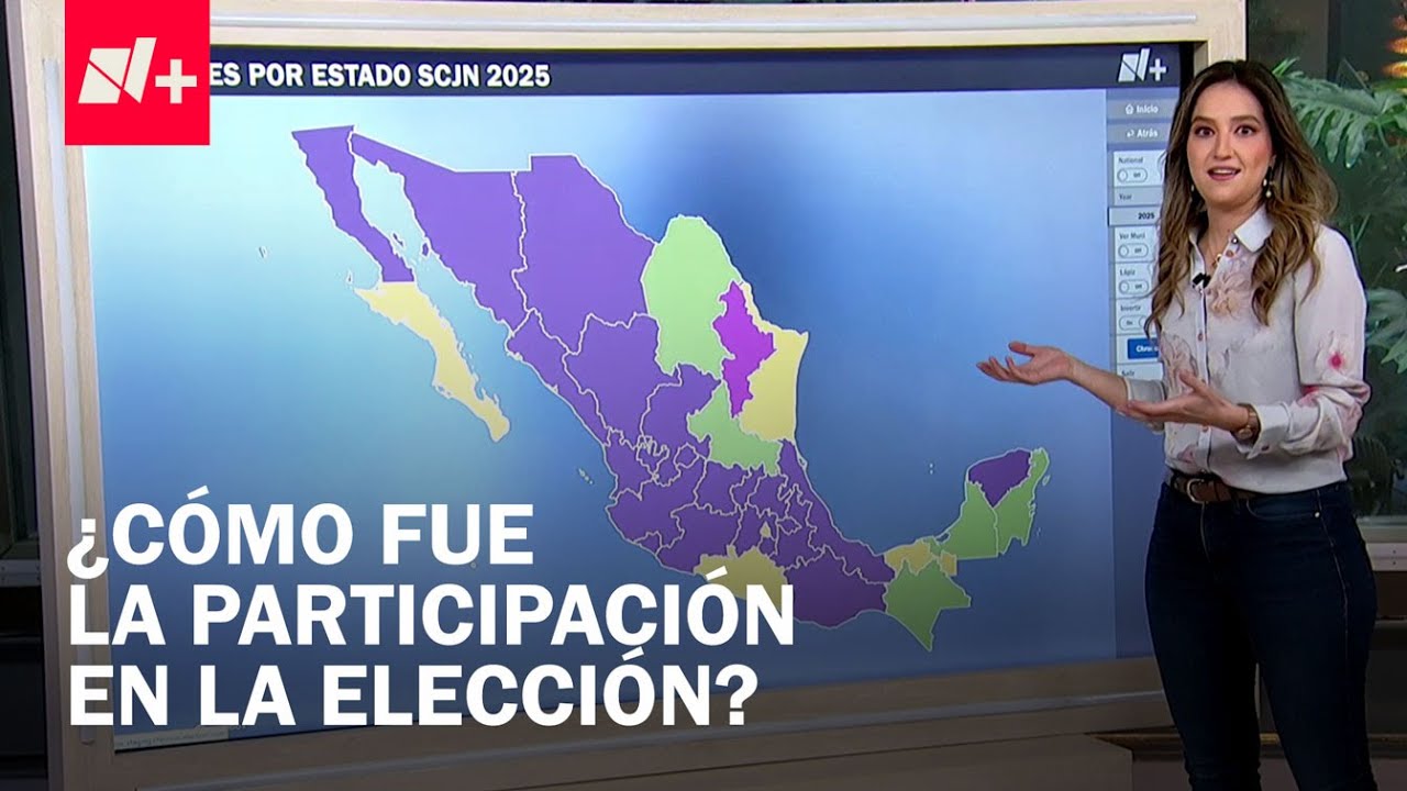 Así votaron los estados en la Elección Judicial 2025 - Despierta