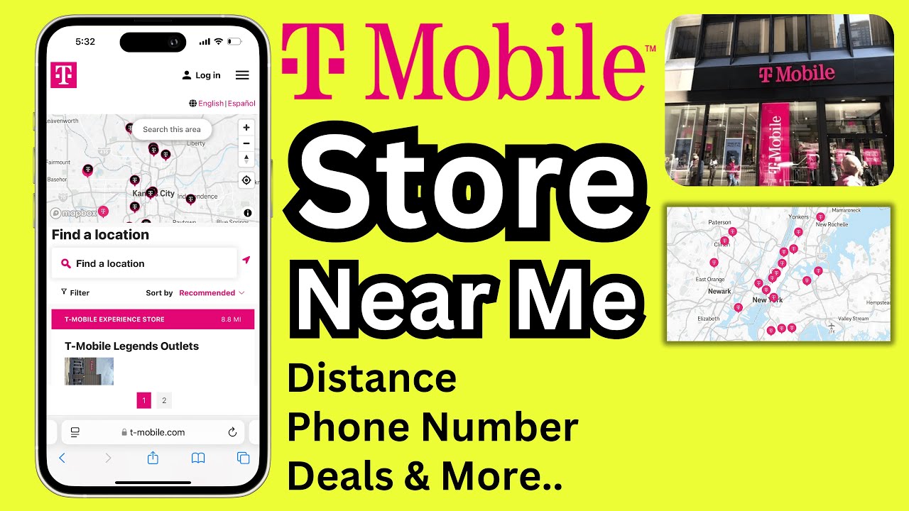 T-Mobile Store Near Me (2025): Closest Distance, Hours, Phone Number, Deals & More