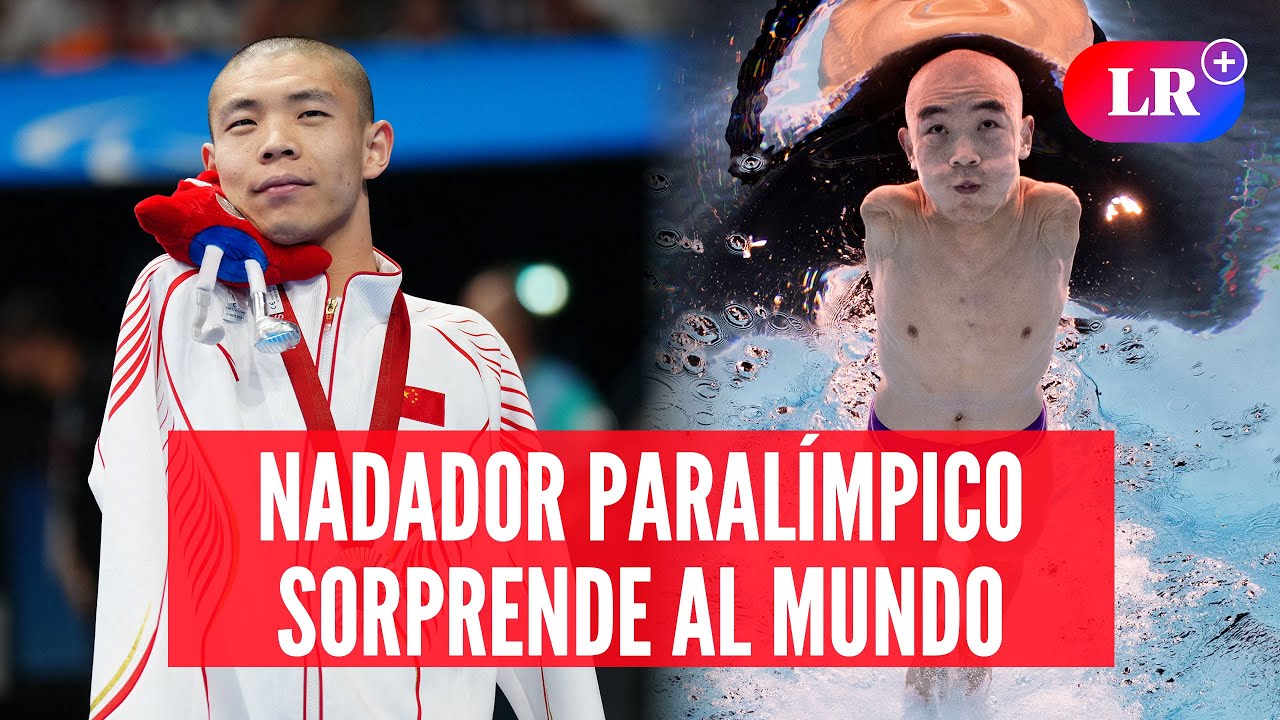 Nadador chino es la estrella de los Juegos Paralímpicos de París 2024 | #LR