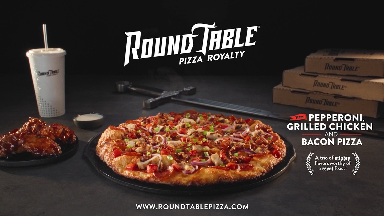 Round Table Pizza –NEW Pepperoni, Grilled Chicken & Bacon Pizza (30)