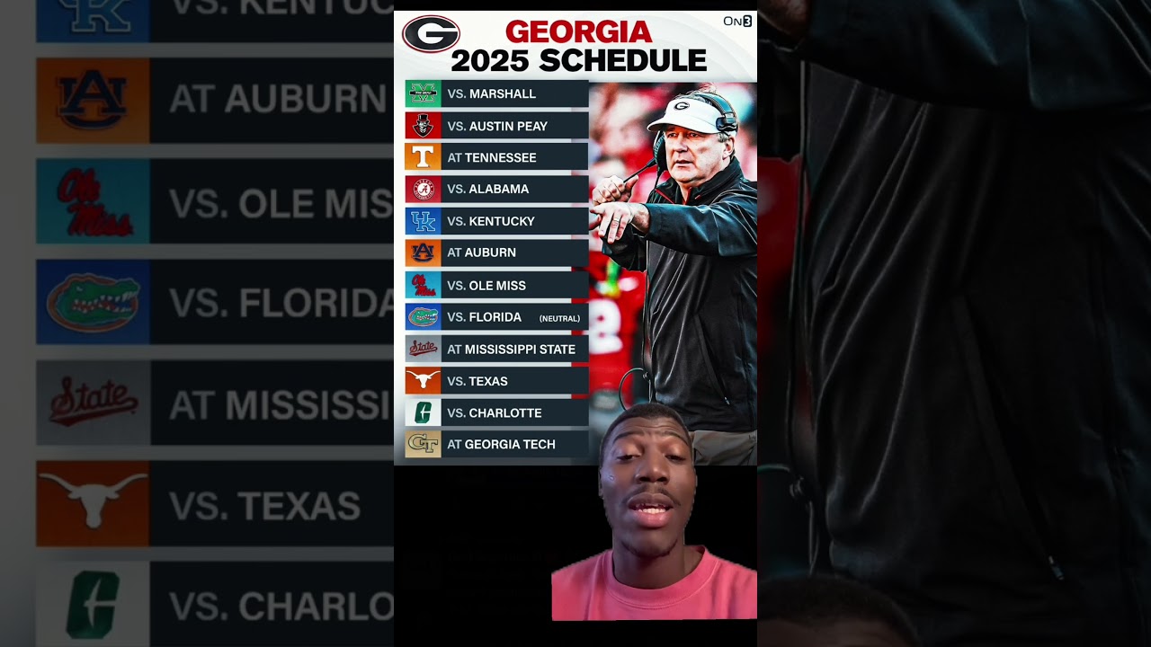 Georgia Football Schedule Prediction
