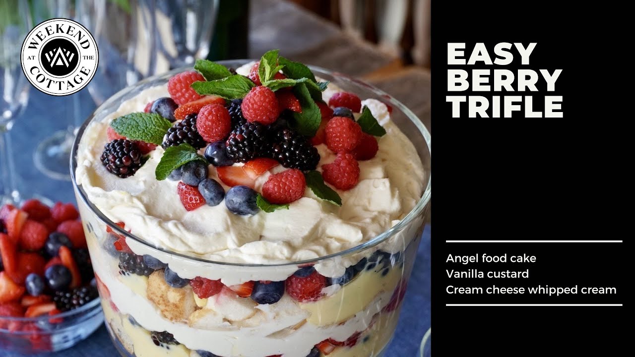 EASY BERRY TRIFLE | Ready in 20!