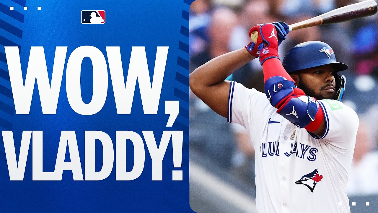 Vladimir Guerrero Jr. DESTROYS this baseball 😳