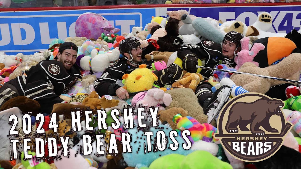Hershey Bears 2024 GIANT Teddy Bear Toss Goal