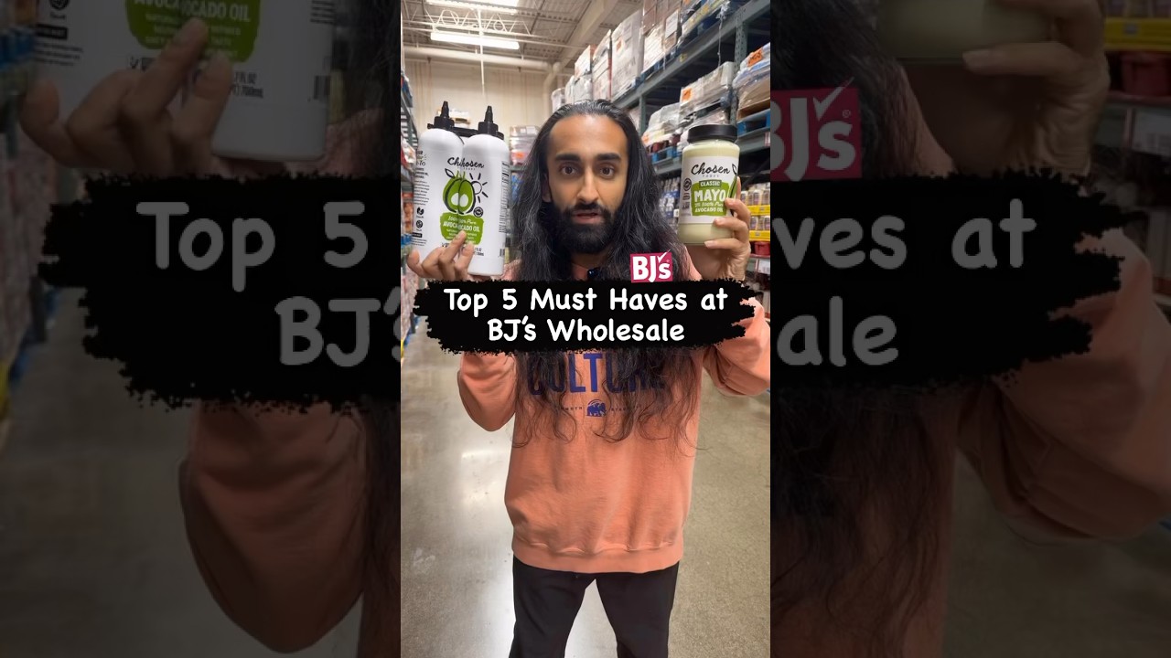 Top 5 Must Haves at @BJsWholesaleClub #groceryshopping #groceryhaul #grocery
