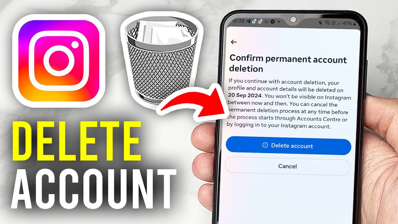 How To Delete A Instagram Account - 2025 Working