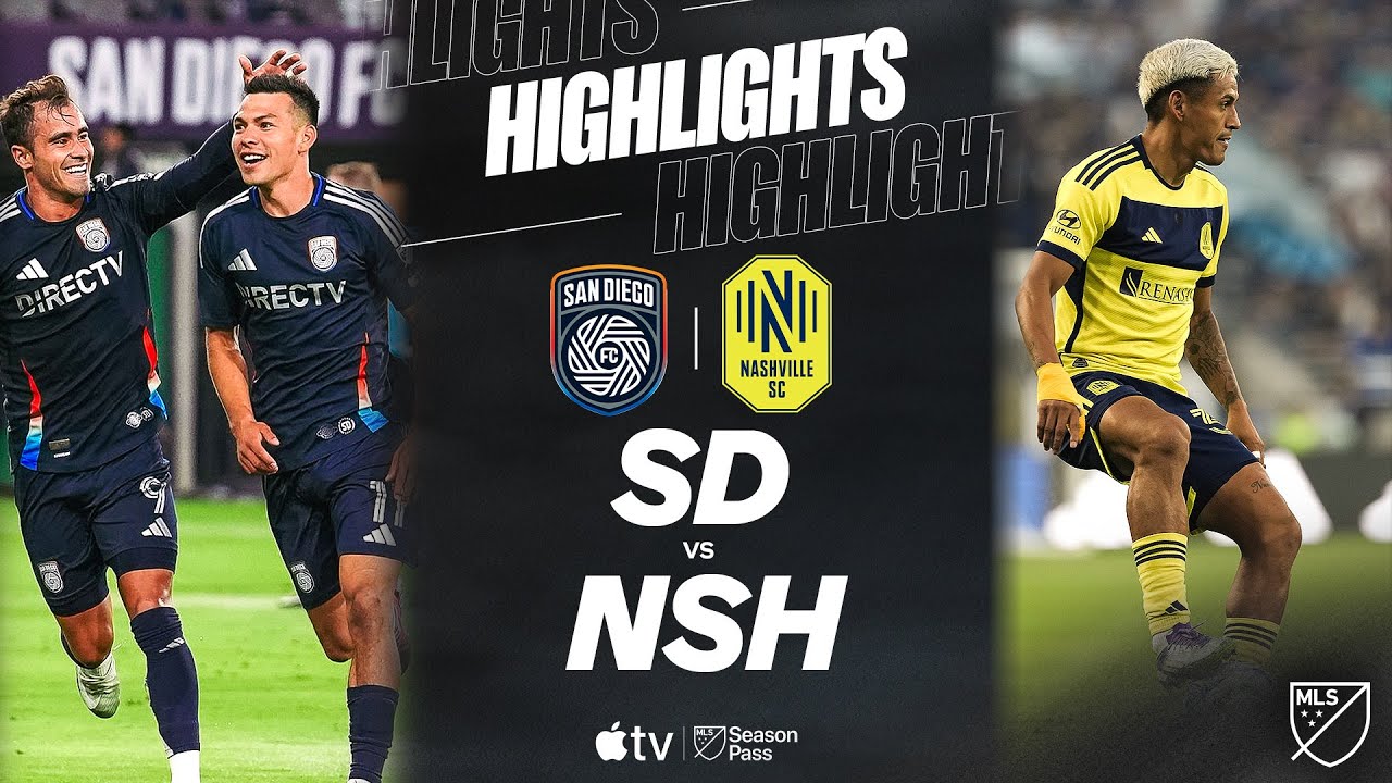 San Diego FC vs. Nashville SC | Full Match Highlights | Drama At The Death!