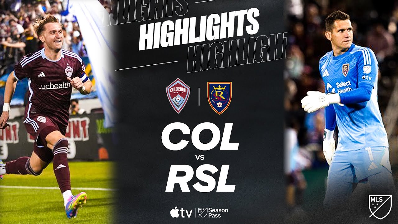Colorado Rapids vs. Real Salt Lake | Full Match Highlights