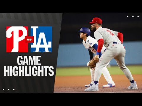 Phillies vs. Dodgers Game Highlights (9/15/25) | MLB Highlights