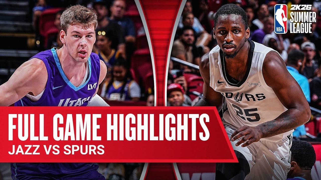JAZZ vs SPURS | NBA SUMMER LEAGUE | FULL GAME HIGHLIGHTS | July 14, 2025