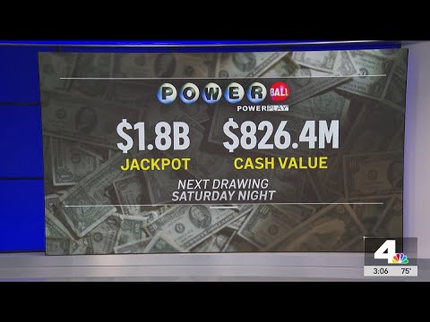 Powerball jackpot climbs to $1.8 billion ahead of Saturday's drawing