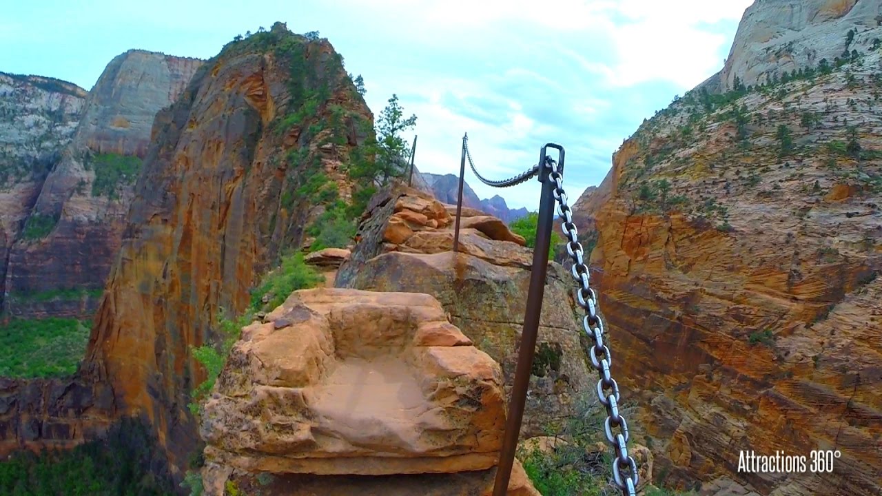 Angel's Landing - Scariest Hike in America? Steep Drop off - Zion National Park, Utah