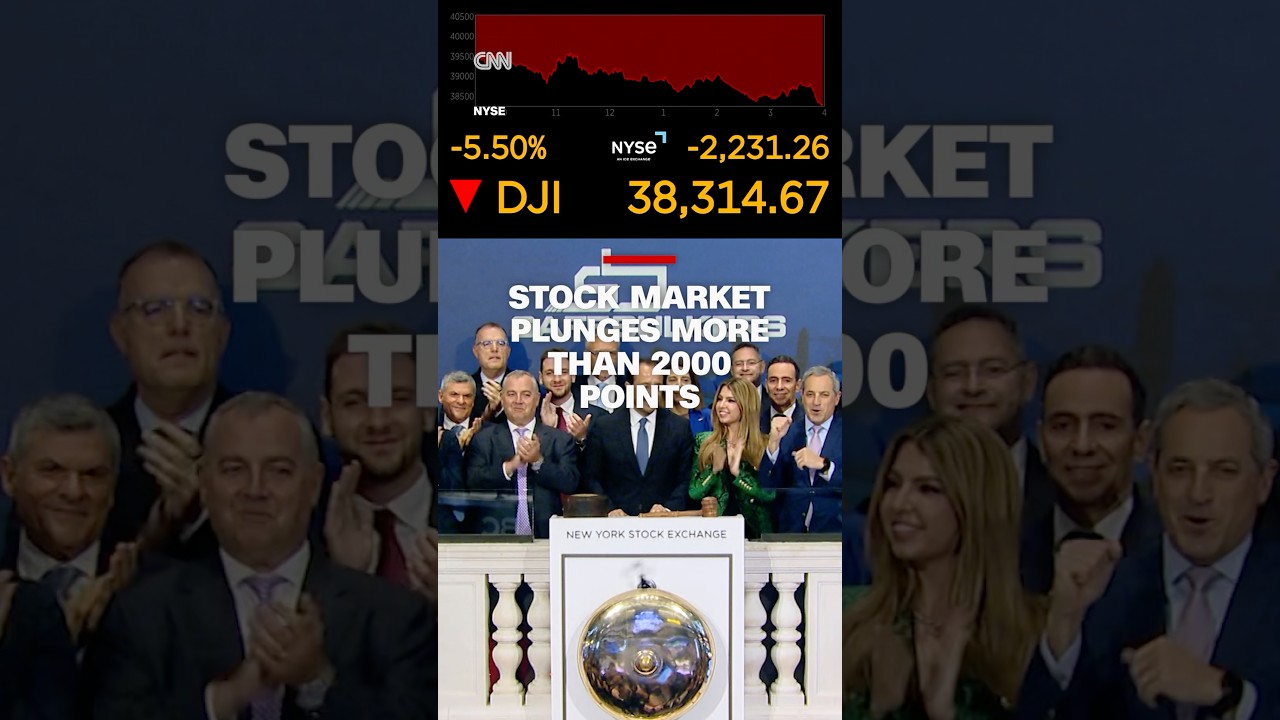 Stock market plunges more than 2000 points