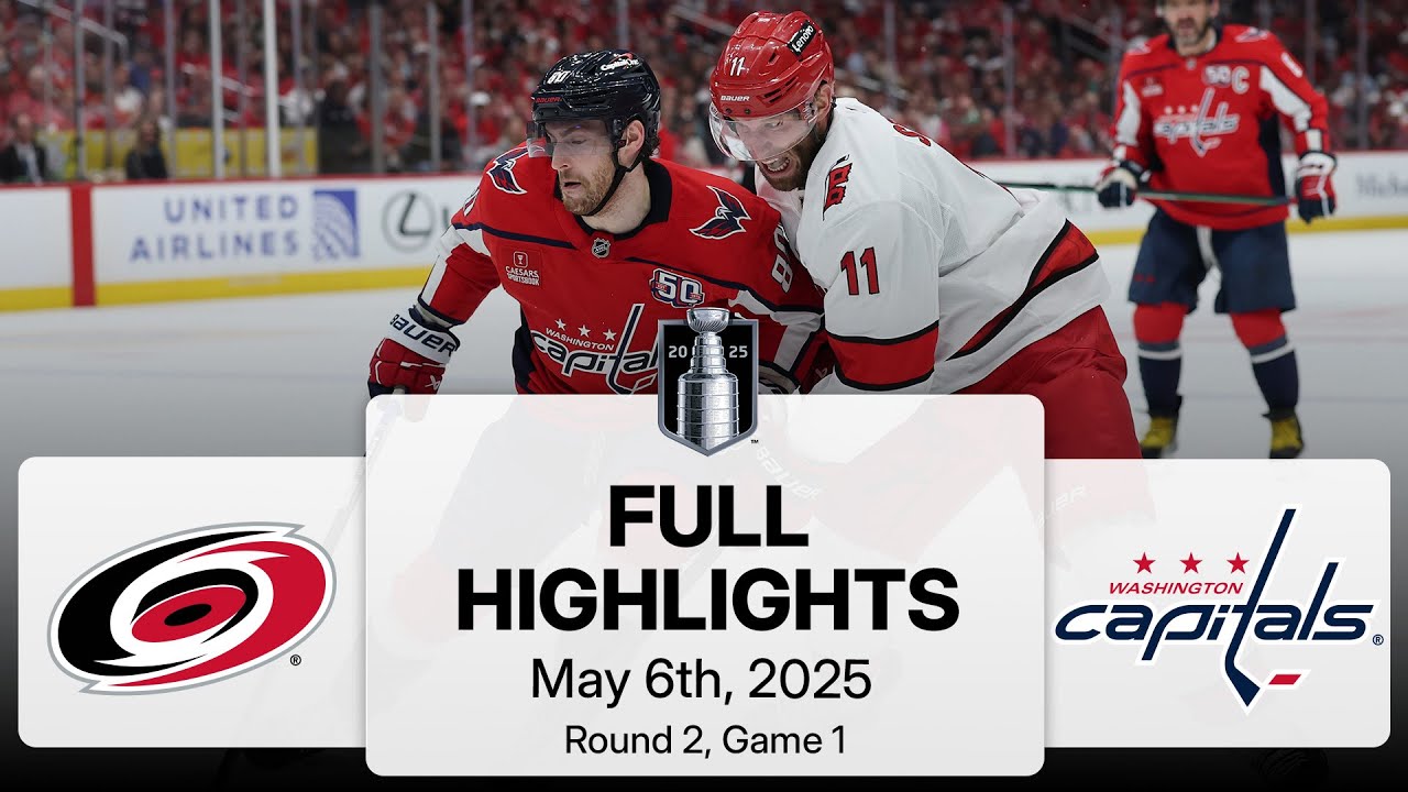 NHL Playoff Highlights | Hurricanes vs. Capitals | Gm 1 | May 06, 2025