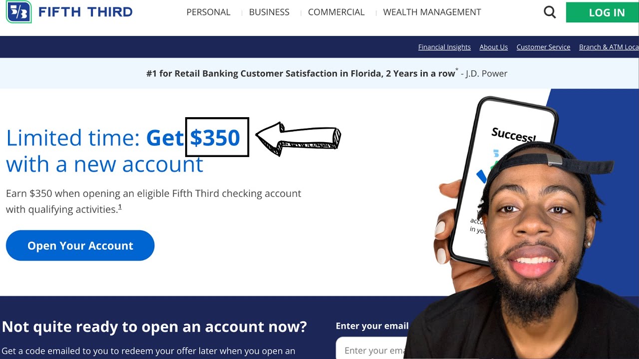Earn $350 When You Open A Fifth Third Bank Checking Account | SUPER EASY!