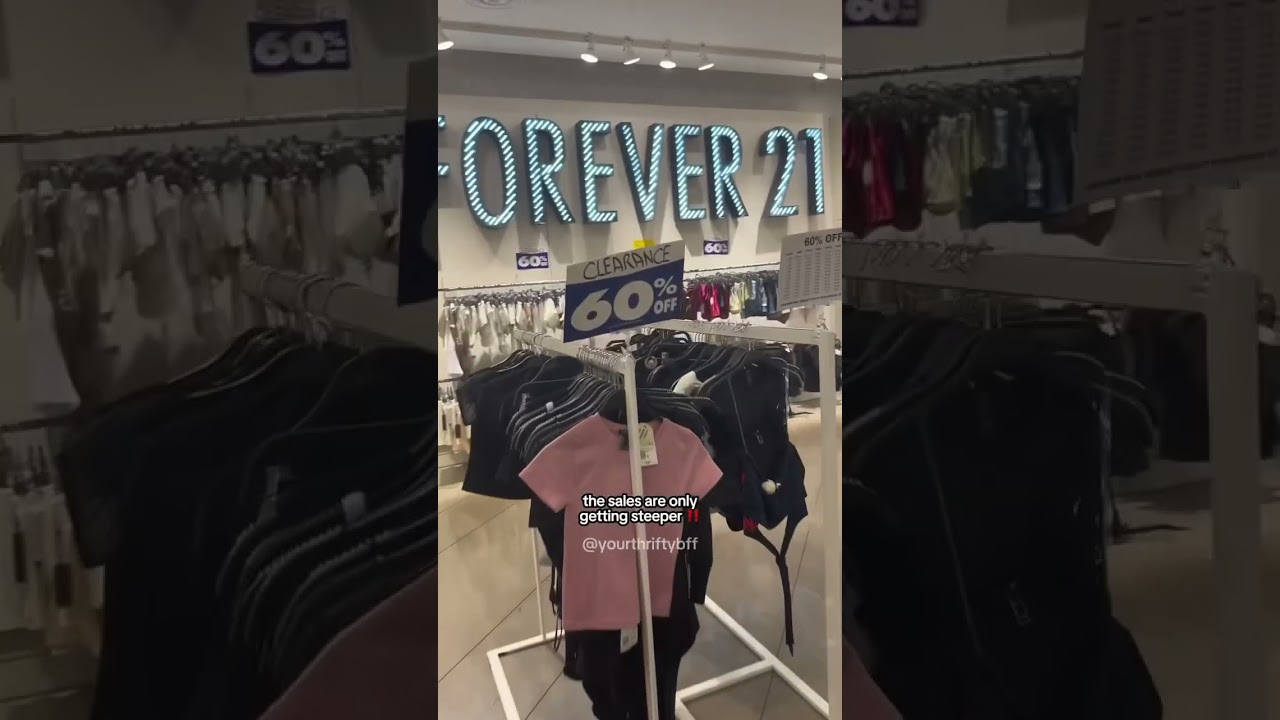 Forever 21 is closing FOREVER!! #deals #theend #goodbye