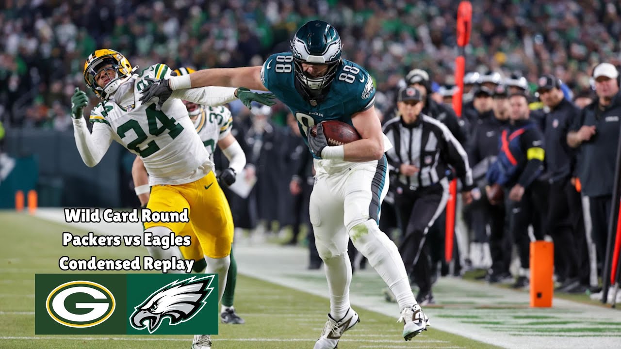Packers vs Eagles Condensed Replay | Wild Card Round