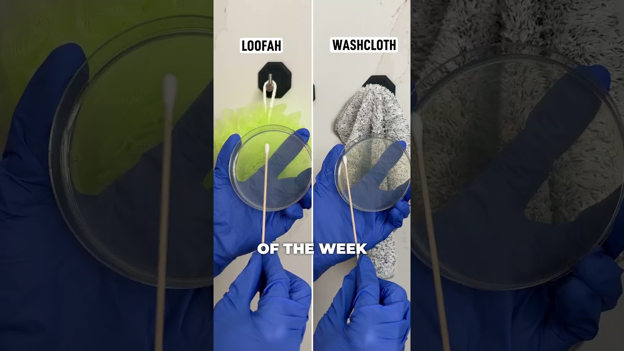 COMPARING LOOFAH VS WASHCLOTH