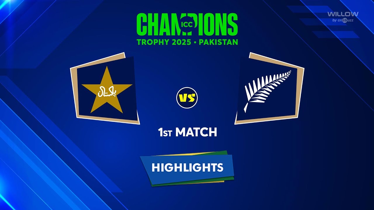 Highlights: 1st Match, Pakistan vs New Zealand | 1st Match - PAK VS NZ