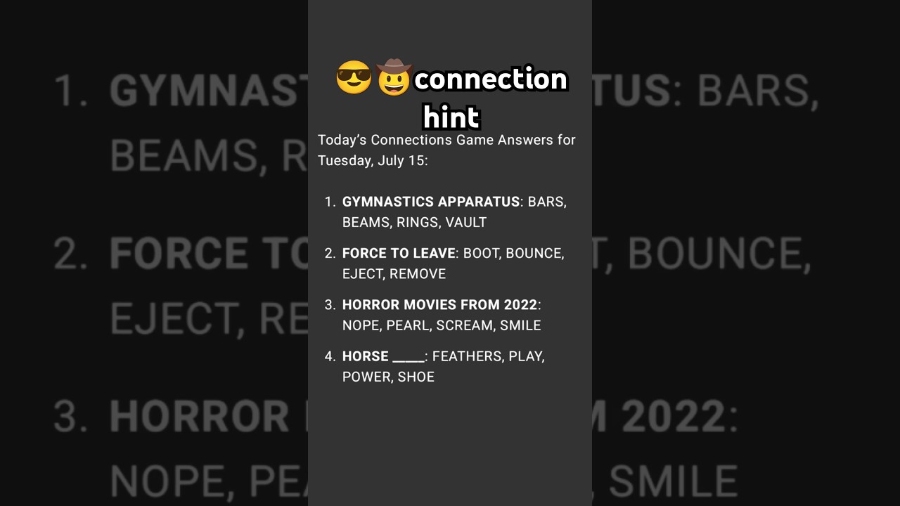 connections hint #trending 🔥🔥#shorts #usa