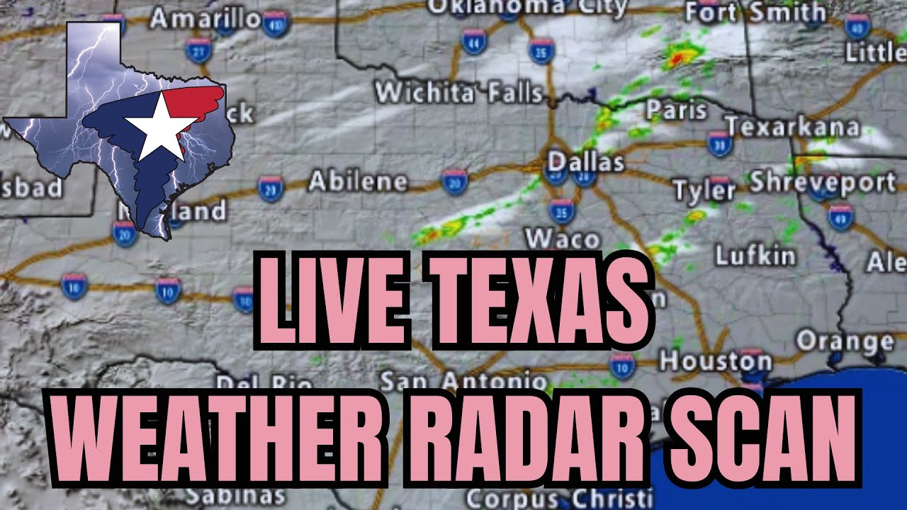 🔴 LIVE Texas Radar & Temperatures, Severe & Tornado Warnings, Background Music! Texas Weather Center