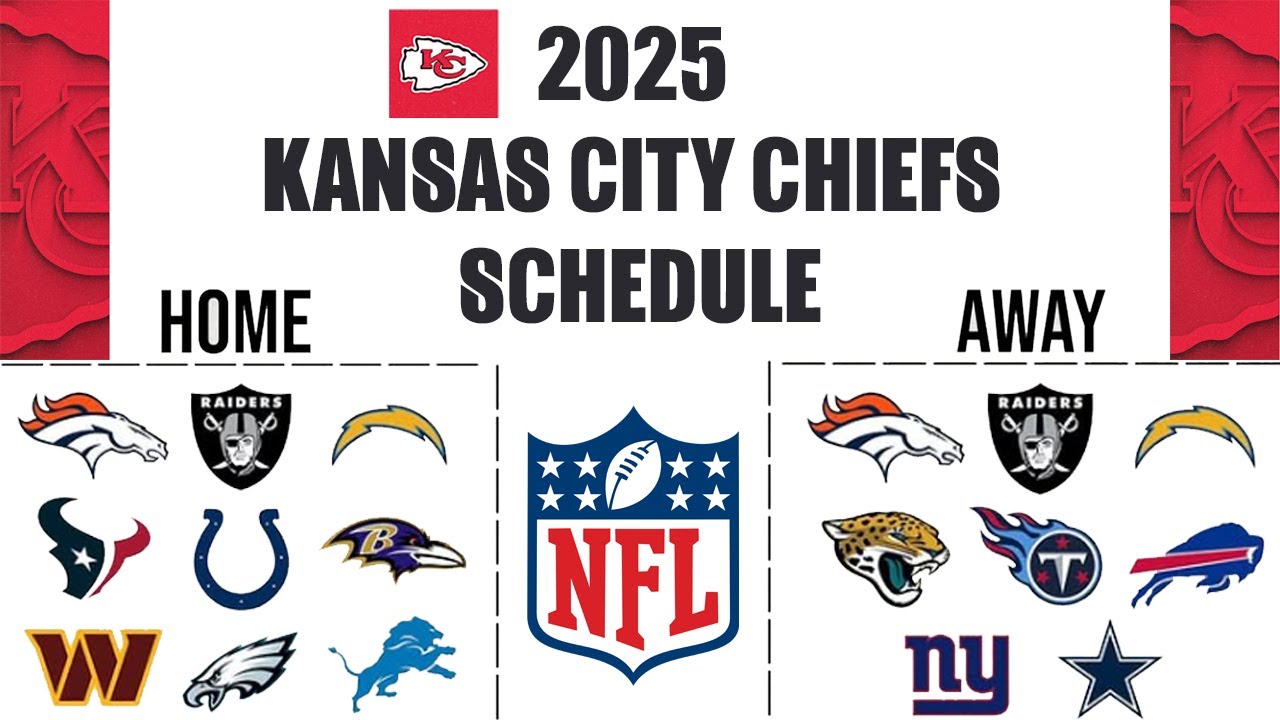 2025-26 Kansas City Chiefs Schedule: Dates, Times, Opponents & TV Info