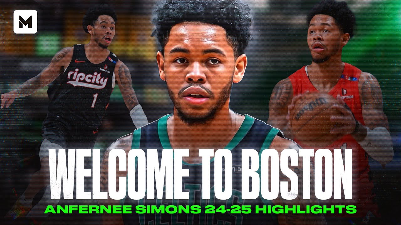 ANFERNEE SIMONS WELCOME TO BOSTON!!